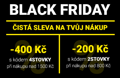 Sleva 200 Kč a 400 Kč s kodem 4STOVKY a 2STOVKY